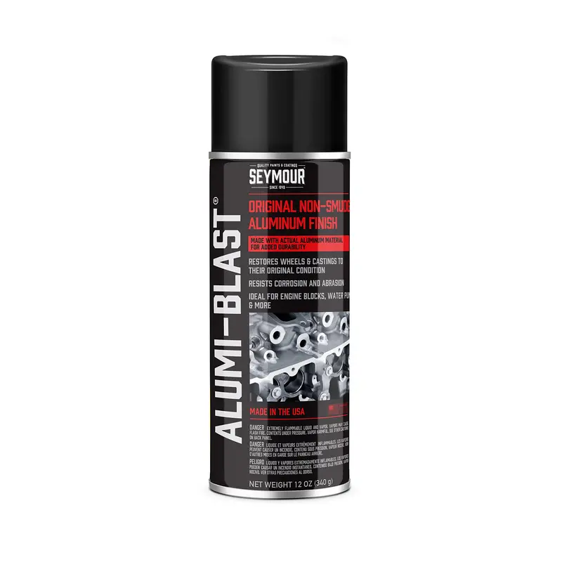 Seymour 16-055 Alumi Blast Aluminum Spray Paint — Fast-Drying, Metallic Finish