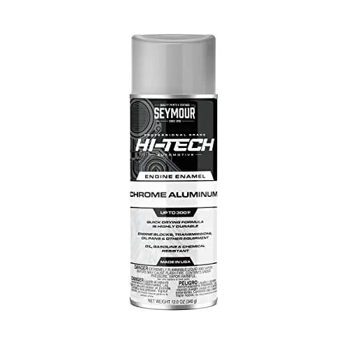 Seymour EN-41 Chrome Aluminum Engine Spray Paint — 12 oz