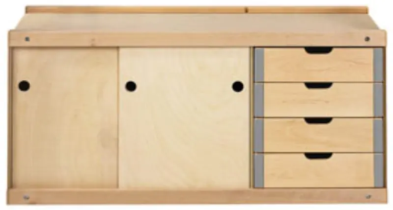 Sjobergs Nordic Plus Storage Cabinet (Model SJO-33374) – Compatible with Nordic Plus 1450 & Hobby Plus 1340 Workbenches