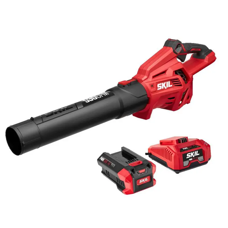 SKIL PWR CORE 40 40V Brushless Leaf Blower – 530 CFM, Kit Included