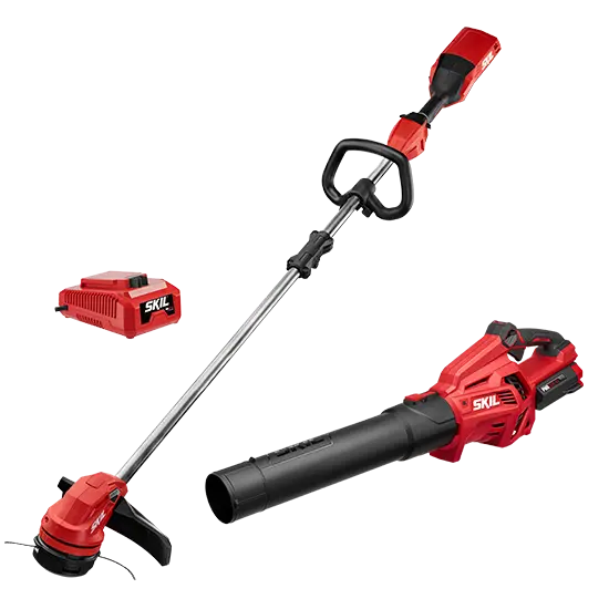 SKIL PWR CORE 40 40V Brushless String Trimmer & Leaf Blower 2-in-1 Combo Kit