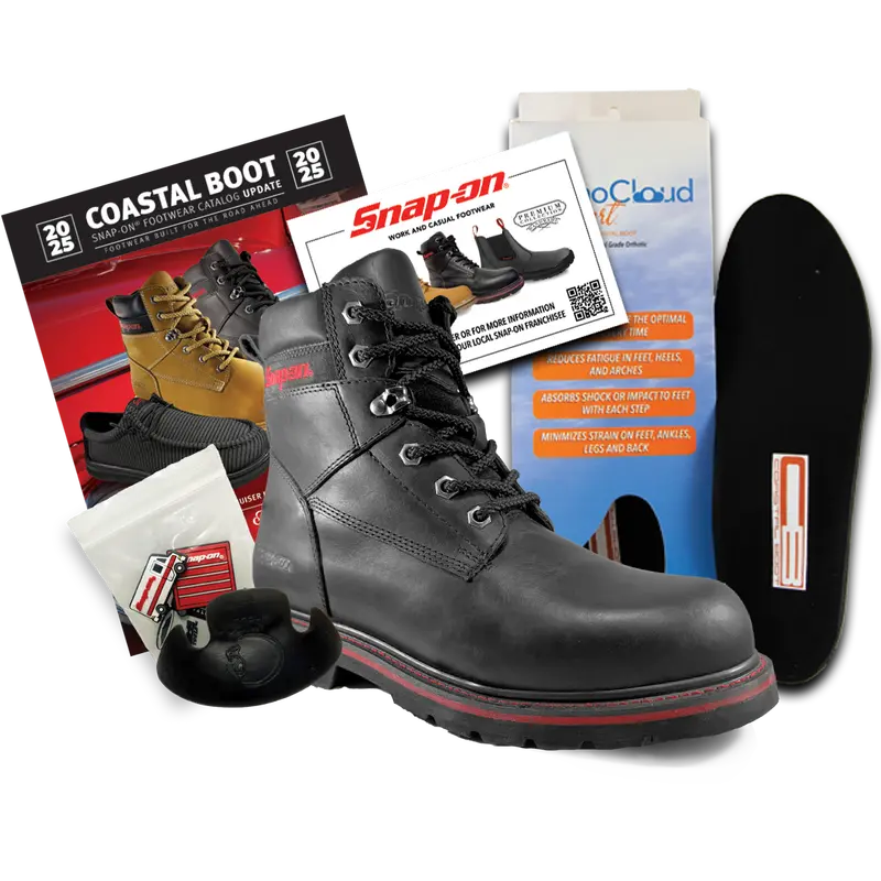 Snap-on Super V6 Premium Franchisee Kit – Complete Work Boot Bundle