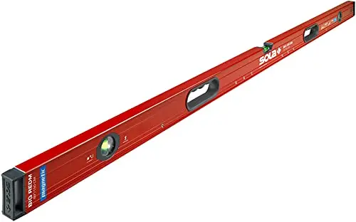 SOLA LSB59LM Magnetic Box Beam Level – 59-Inch Big Red Design with Enhanced Visibility