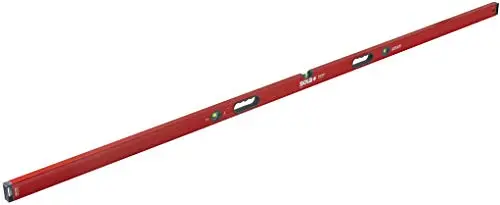 SOLA LSB96 96-Inch Aluminum Box Beam Level with Triple Magnified Vials (3x Lens)
