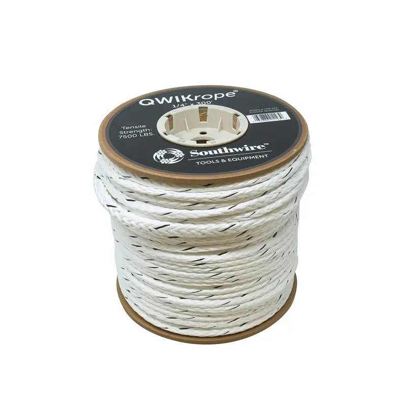 Southwire SIMROPE SPR-143 1/4-Inch × 300-Foot Pulling Rope – High-Strength Polypropylene Utility Line