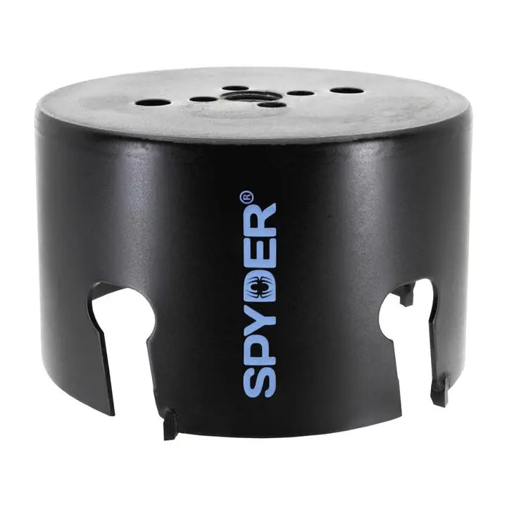 Spyder Carbide-Tipped Hole Saw — 4.25-Inch Diameter for Fiber Cement, Wood, PVC, Tile & Masonry
