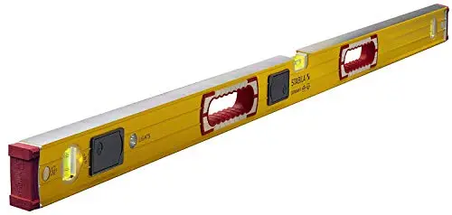 STABILA 39340 48″ Illuminated Level — Dual LED Lighting for Low-Light Accuracy