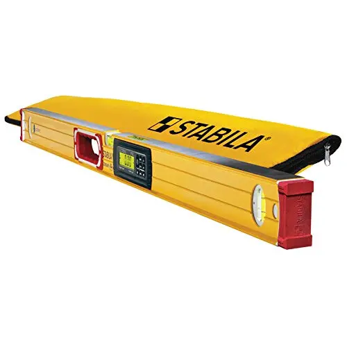 STABILA Tech 48 in. Digital Level – IP65-Rated Dust/Waterproof with Nylon Carry Case