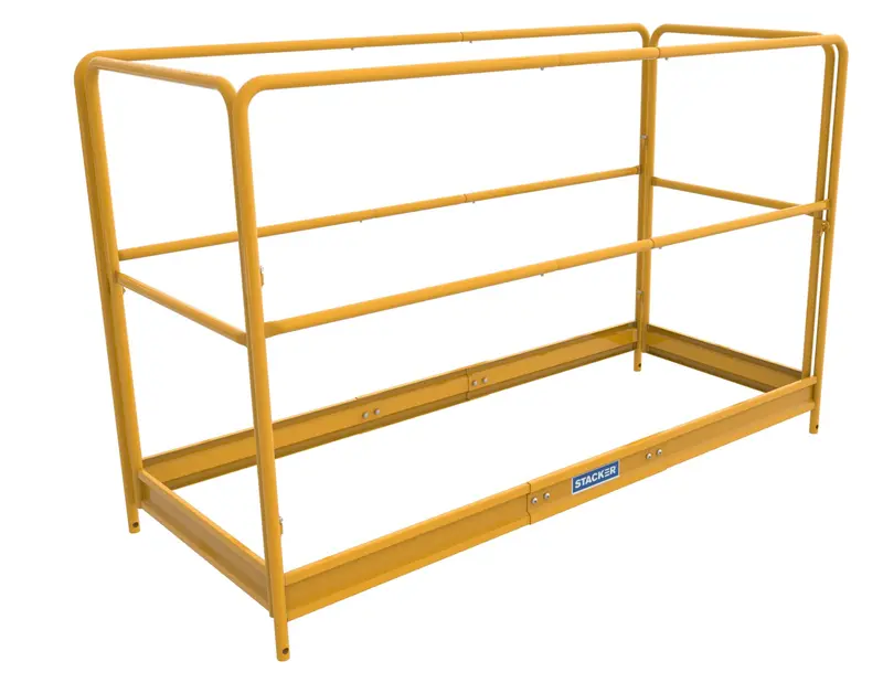 Stacker S-IGBL0 Interior Scaffolding Guardrail Kit: OSHA-Compliant Safety Rail System for Utility Platforms