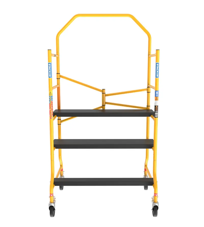 Stacker S-IRM4G0 Portable Scaffold – 5-Foot Indoor Work Platform, 750 lb Capacity