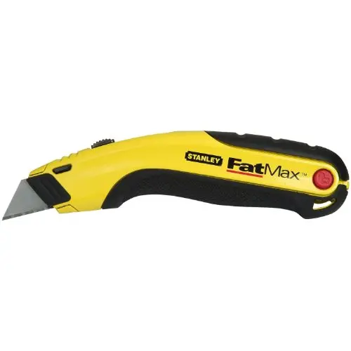 Stanley FatMax Retractable Utility Knife – Ergonomic Grip, Quick-Change Blade Design