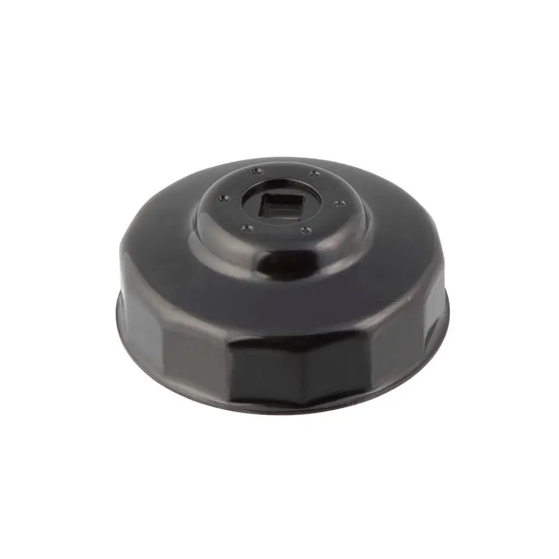 Steelman 06139 Low-Profile Oil Filter Socket – 74mm, 14-Flute, 3/8″ Drive Chrome Vanadium Steel