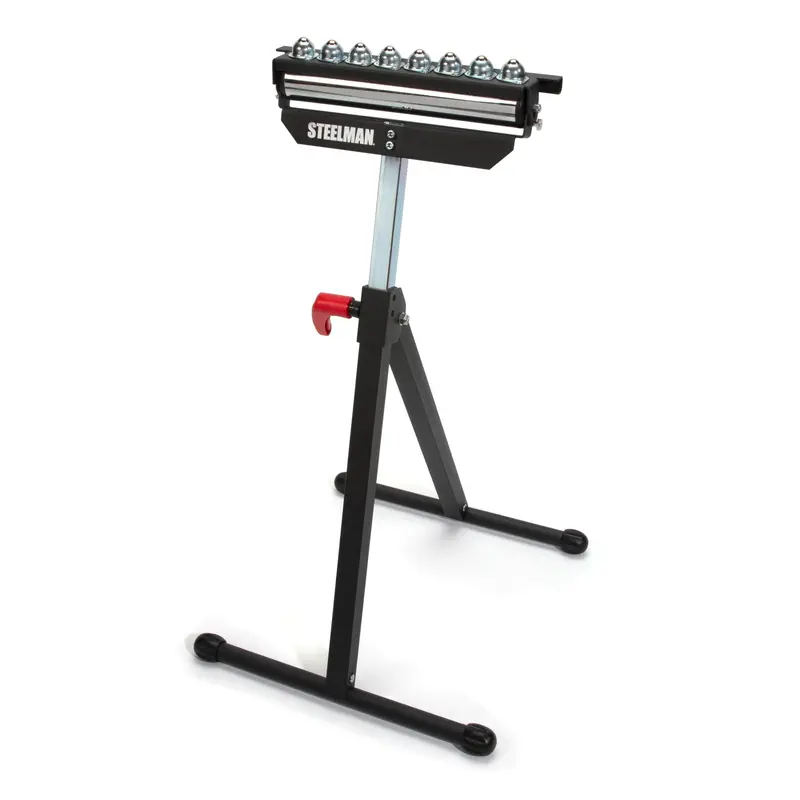 Steelman 3-in-1 Material Support Roller Stand – Convertible Design, 150-lb Capacity (67109)