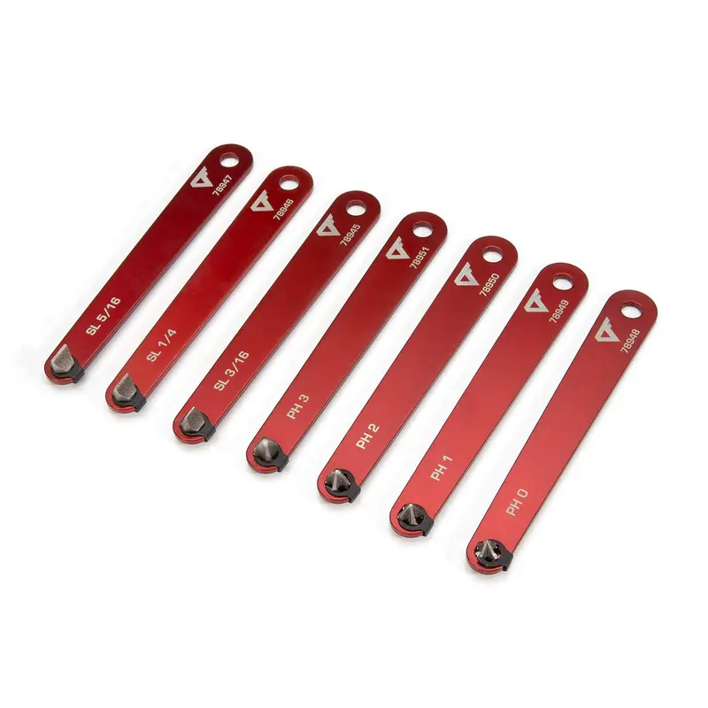 Steelman Pro Low-Profile Screwdriver Set – 7-Piece Diamond-Tipped, Nylon Case Included