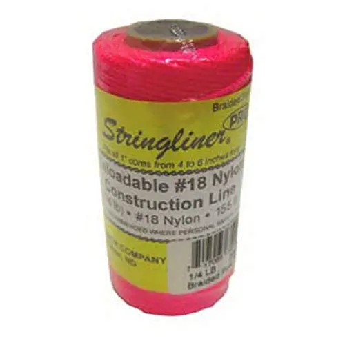 Stringliner 250-Foot Braided Pink Mason Line Roll – Flo-Style