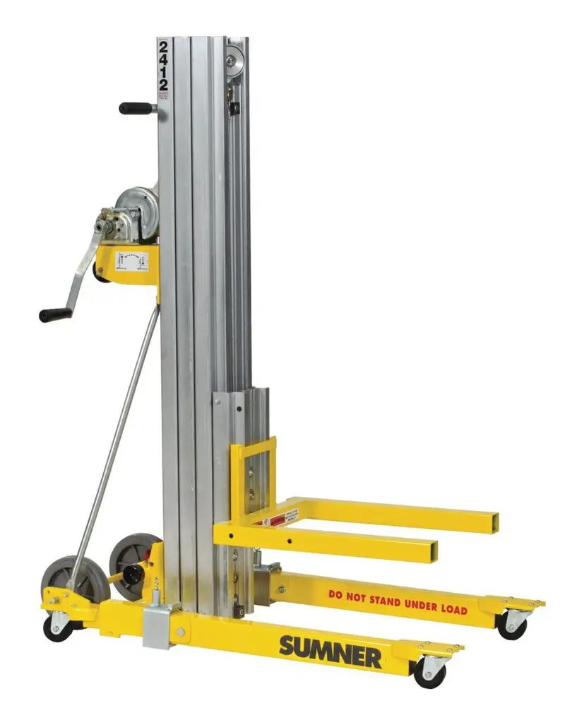 Sumner Series 2412 Contractor Lift – 12 ft Height, 400 lb Capacity (Model 784750)