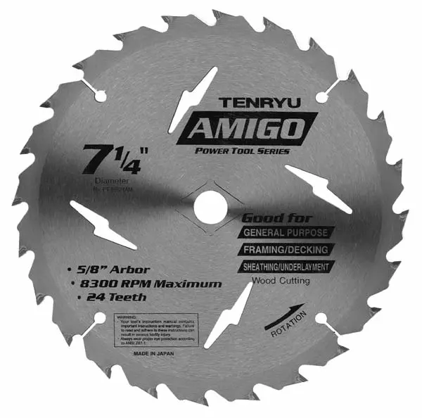 Tenryu PT-18524AM 7-1/4″ Advanced Multi-Material Saw Blade