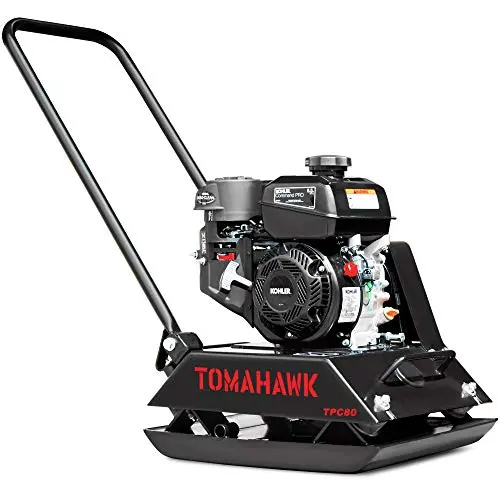 Tomahawk 6HP Vibratory Plate Compactor – Soil, Gravel, Asphalt & Dirt Compaction