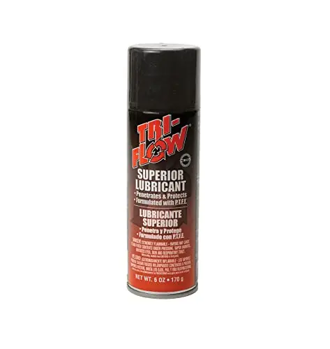 Tri-Flow Superior Lubricant with Teflon – 6-Ounce Aerosol Spray for Tools and Moving Parts