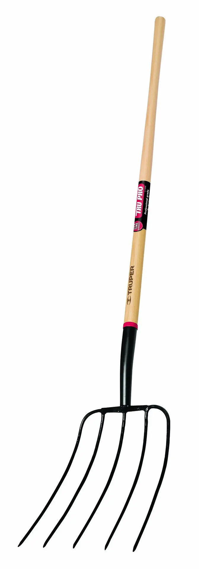 Truper 30325 Tru Pro 54″ Barley Fork – 5-Tine Design, Solid Ash Handle