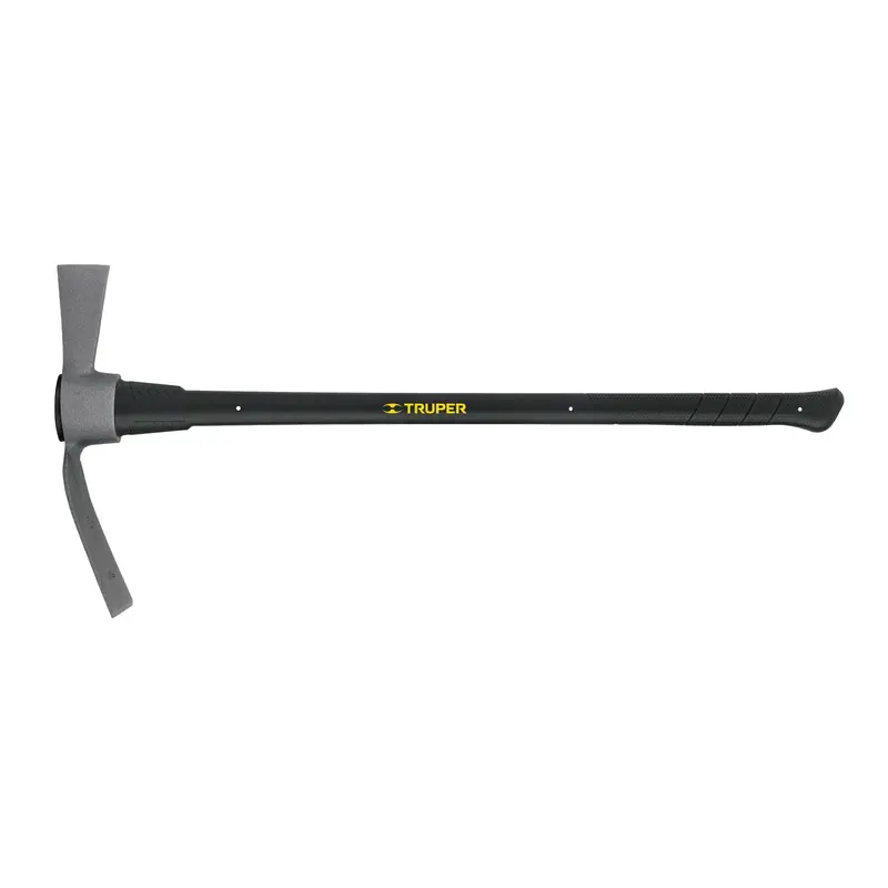 Truper 31638 5 lb Pick Mattock with Fiberglass Handle — Dual-Function Cutter & Pick Axe