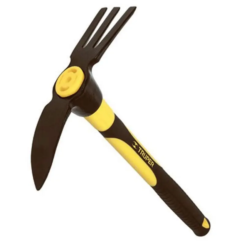 Truper 32739 14″ Rapid-Till Cultivator — Lightweight Fiberglass Handle with Comfort Grip