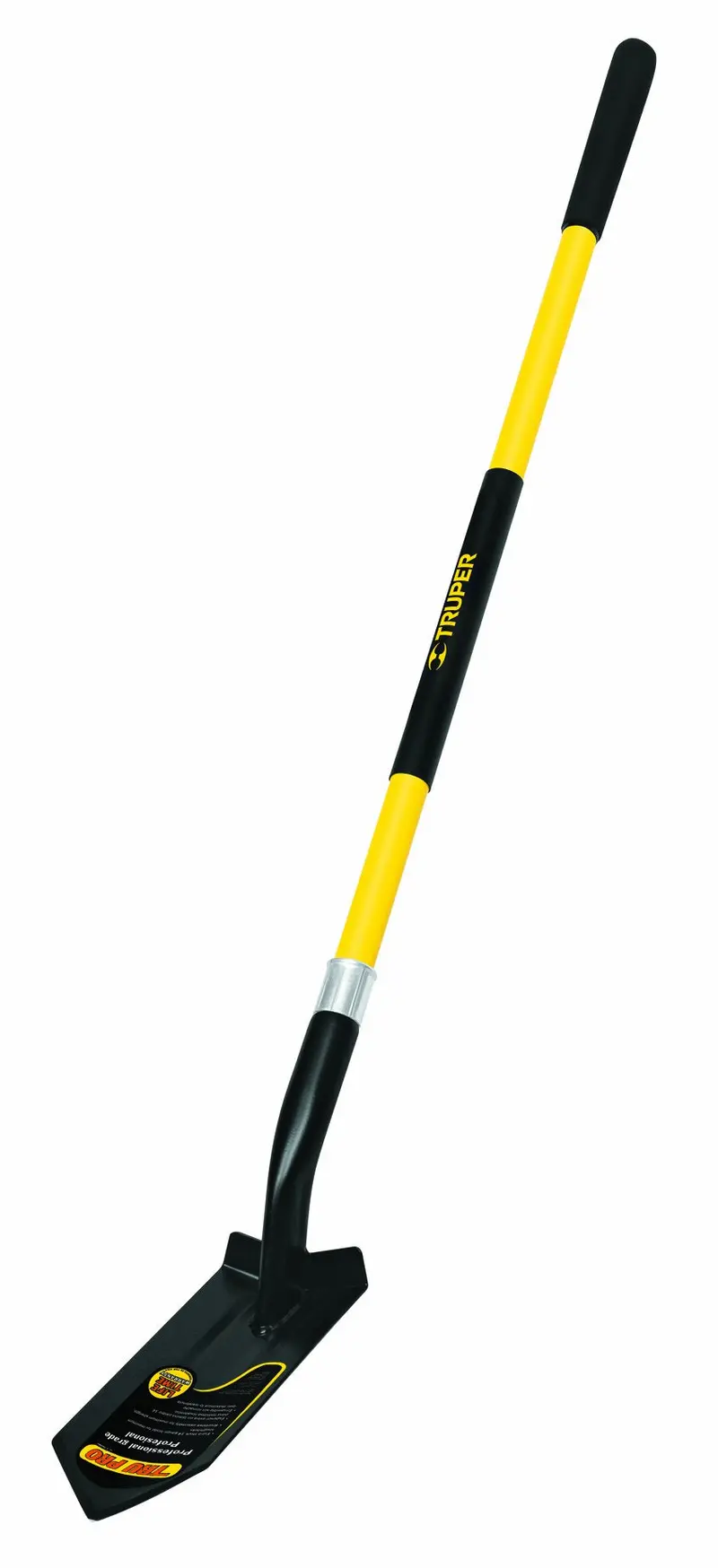 Truper 33437 California Trenching Shovel – 5″ Blade, Fiberglass Handle, 48″ Total Length