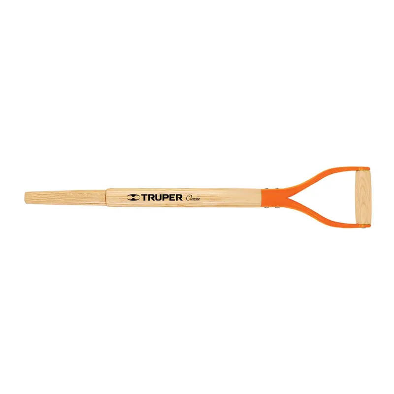 Truper MG-PY Replacement D-Handle Shovel Shaft – 28″ (71 cm) Ergonomic Fiberglass Handle for Long-Handle Tools