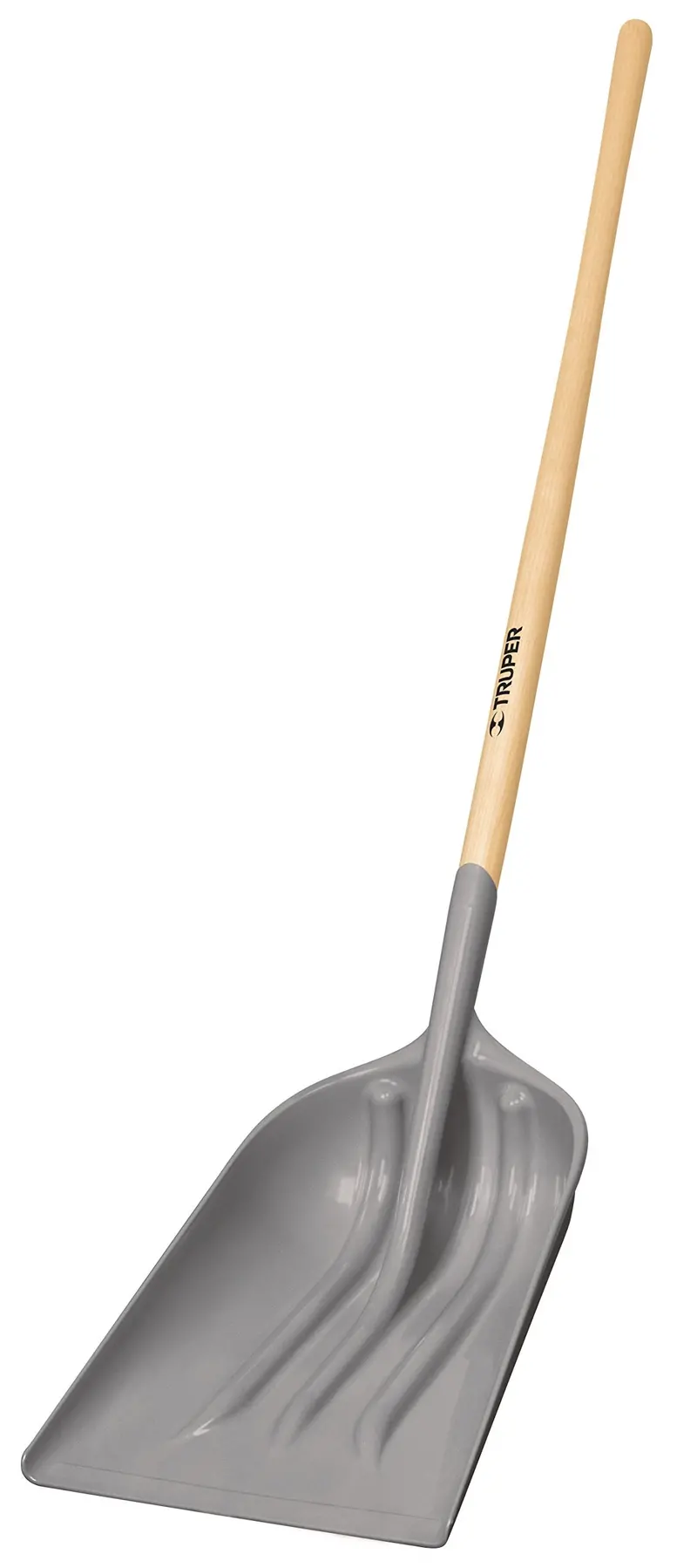 Truper Tru Tough Scoop – #12 ABS Construction, 48-Inch Long Handle (Certified Like-New)