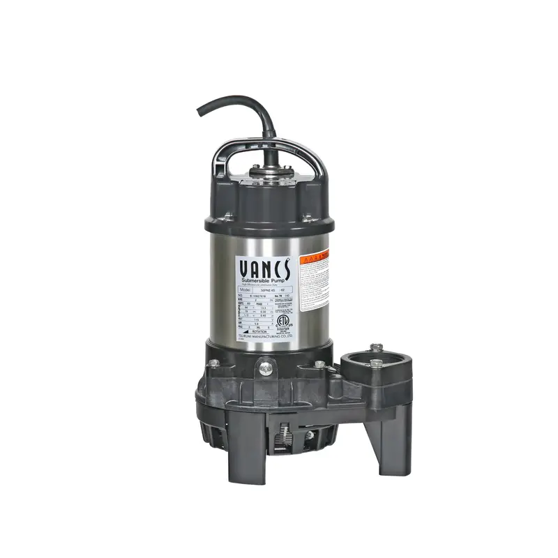 Tsurumi 4-PN Submersible Pond Pump – 1/2 HP, 115V, 2-Inch Discharge, 80 GPM Flow Rate