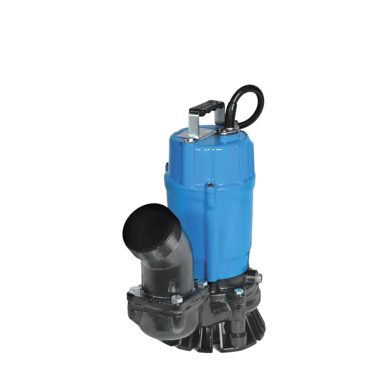 Tsurumi HS3.75S Submersible Trash Pump – 1-HP Agitator Model, 3-Inch Discharge, 61 GPM