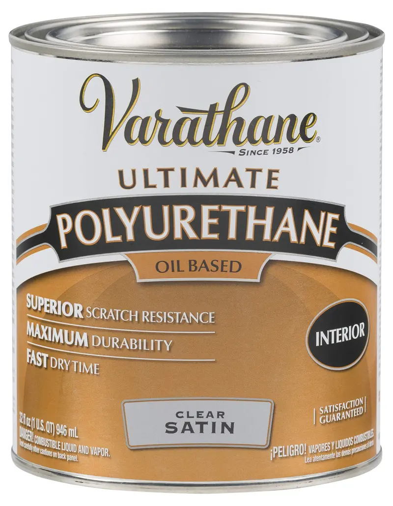 Varathane Oil-Based Ultimate Polyurethane – Satin Finish, Quart (Single)