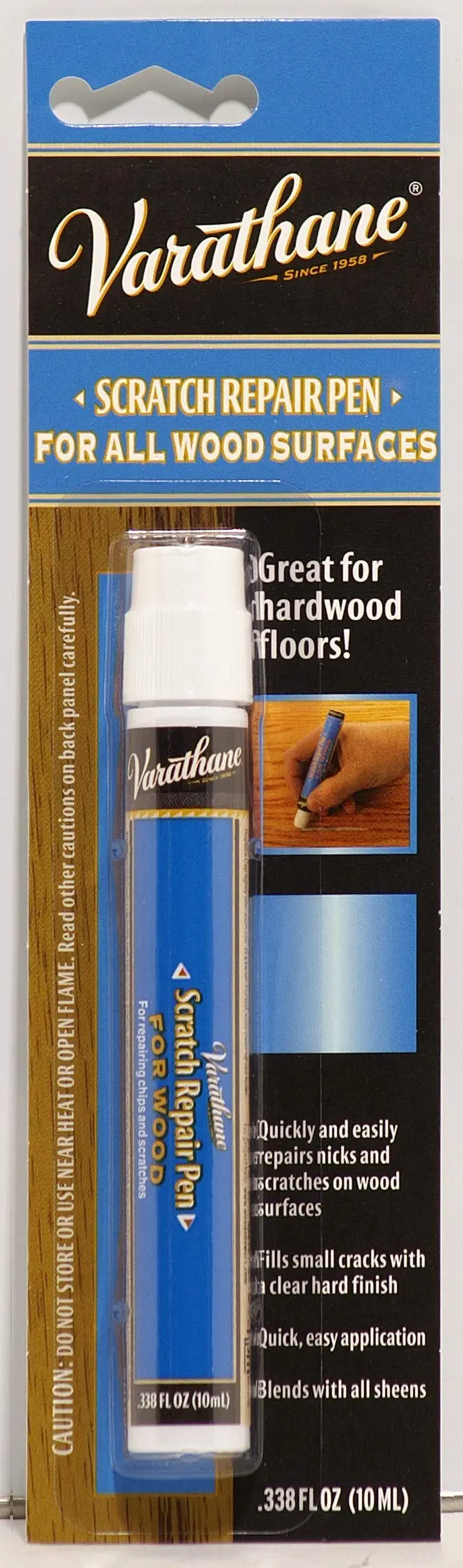 Varathane Scratch Repair Polyurethane Pen – Clear Finish for Wood Surfaces