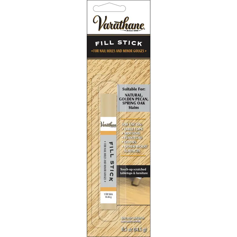 Varathane Wood Fill Stick – 0.5 oz, Natural/Golden Pecan/Spring Oak Colors