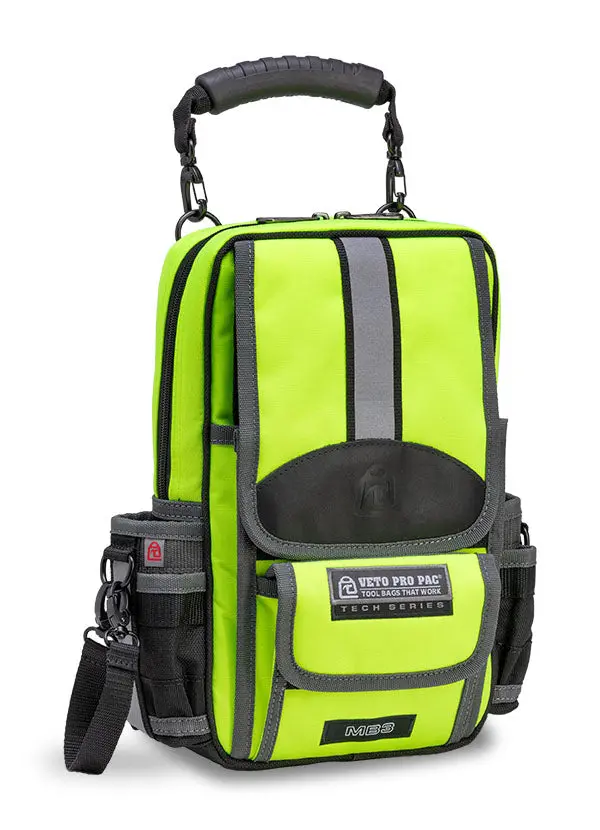 Veto Pro Pac MB3 Hi-Viz Yellow Meter Bag – Durable Utility Organizer
