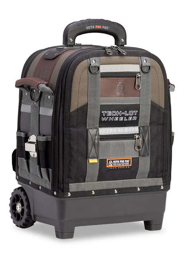 Veto Pro Pac TECH-LCT WHEELER Rolling Tool Bag – Heavy-Duty Mobile Organizer