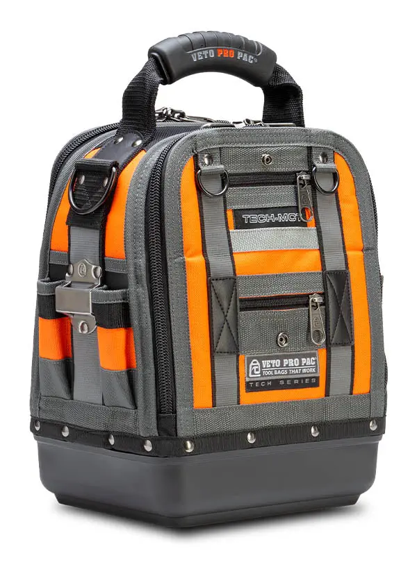 Veto Pro Pac TECH-MCT HI-VIZ Orange Compact Tool Bag