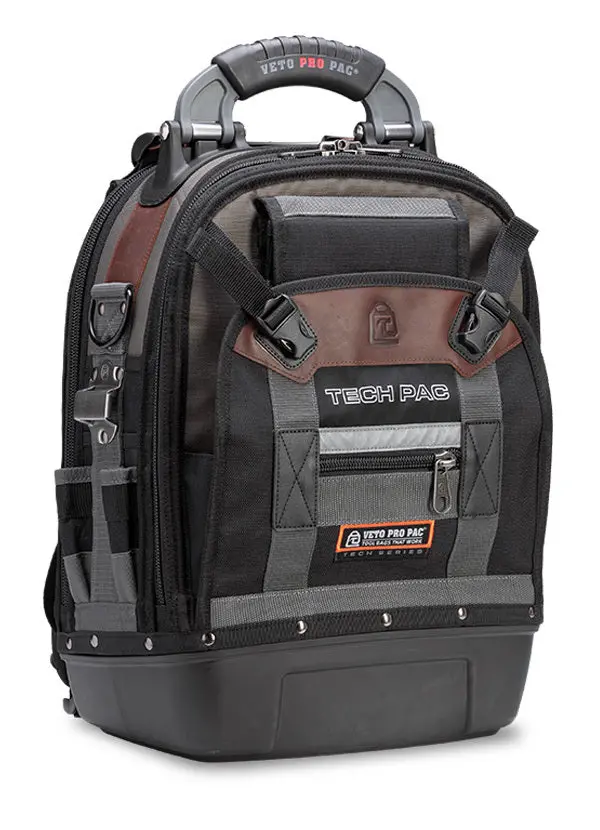 Veto Pro Pac TECH PAC Backpack-Style Tool Bag with Laptop Sleeve
