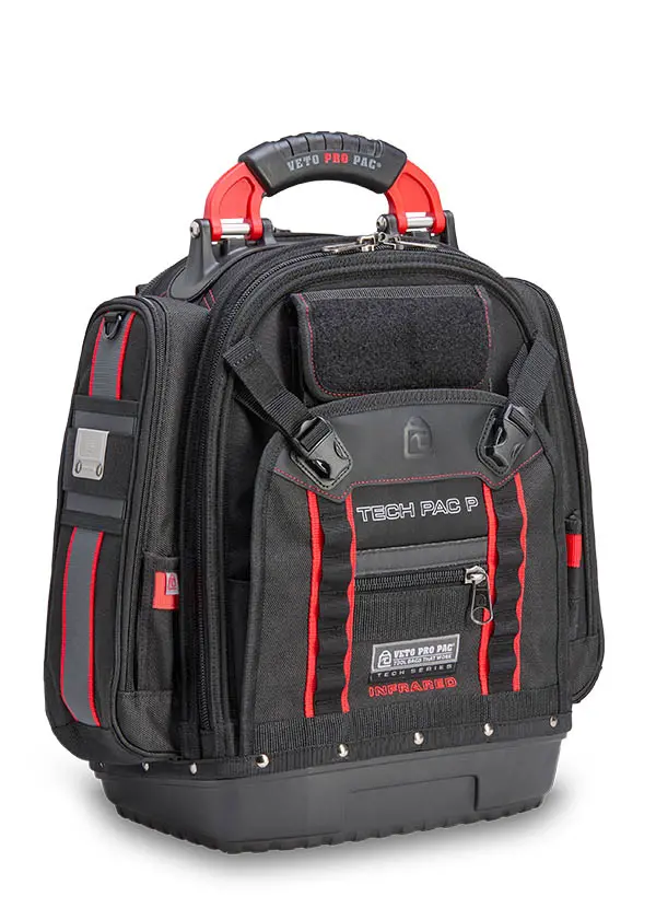 Veto Pro Pac TECH PAC P Infrared Tool Backpack – Modular, Rugged Backpack for Electricians and Technicians