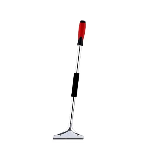Warner 11221 Heavy-Duty Wall & Paint Scraper – 6″ Blade, 24″ Threaded Soft-Grip Handle