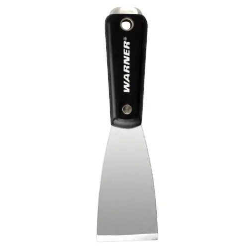 Warner 2-Inch Stiff-Blade Scraper with Hammer Cap – Painter’s Series Carbon Steel