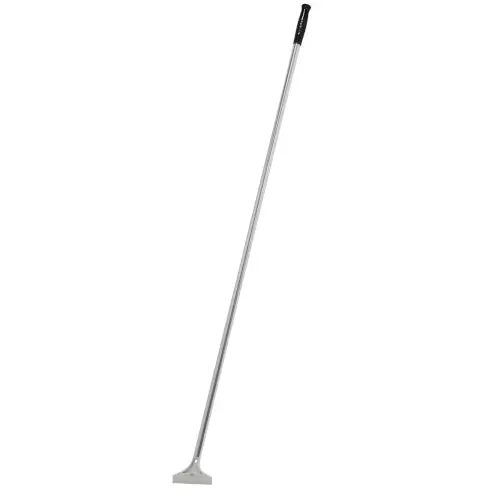 Warner 4-Inch Heavy-Duty Floor Scraper with 48-Inch Steel Handle