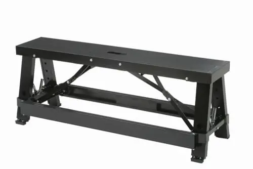 Warner EZ-Stride Adjustable Drywall Bench – Black, Model 10329