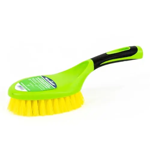 Warner Long-Handle Scrub Brush – Heavy-Duty Cleaning Tool with Extended Reach (Bulk Pack)