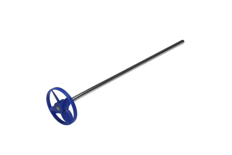 Warner Manufacturing 447 Paint Mixer — 2-Gallon Capacity, 9-1/2″ Steel Shaft, Fits 3/8″ Drill Chucks
