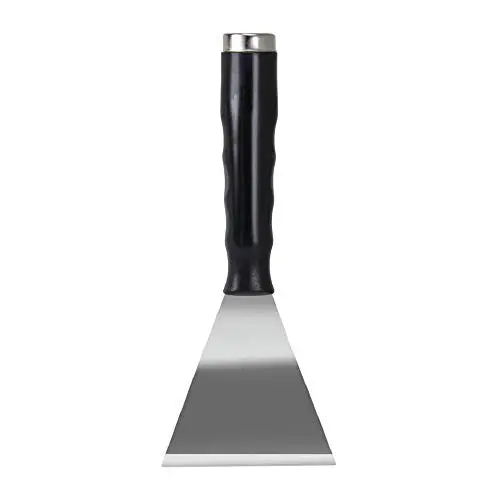 Warner Tool 10739 Stainless Steel 4-Inch Bent Pole Scraper with Threaded Handle