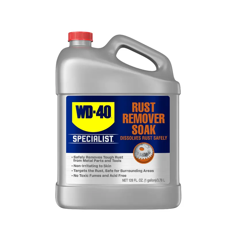 WD-40 Specialist Rust Remover Soak – 128 fl oz (1 Gallon) Bottle