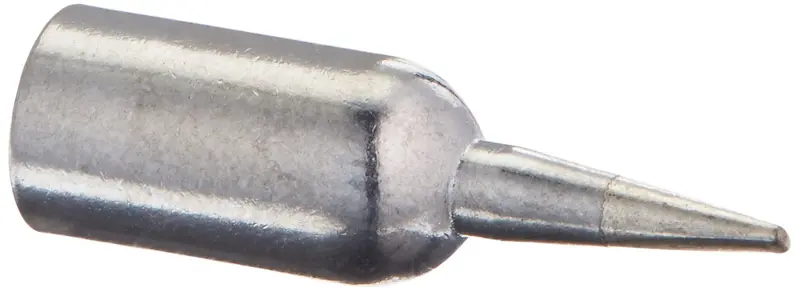 Weller PL100 Precision Conical Solder Tip – Thread-On 1/4″ × 0.05″ Tip for PL and DI-Series Heaters