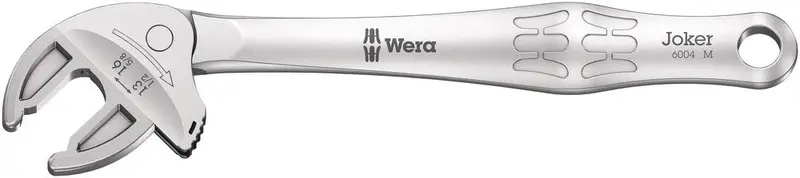 Wera Joker M Adjustable Wrench – 13–16 mm Flexible Jaw, Compact Ratchet Design
