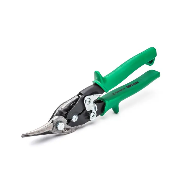 WISS M2R 9-3/4-Inch Green Aviation Snips – MetalMaster Series